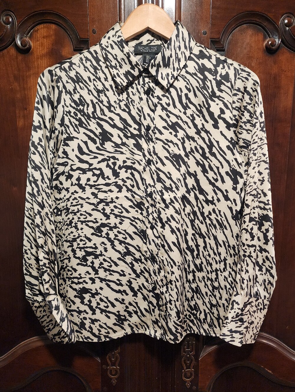 RACHEL ZOE - Animal Print Blouse